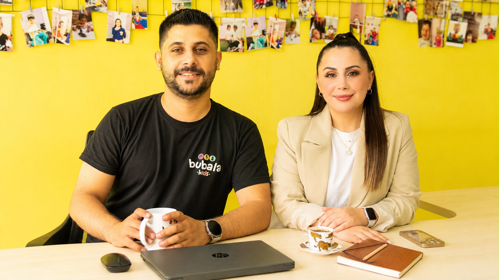 Bubala Kids kurucuları Rıza Eryiğit ve Yıldız Eryiğit